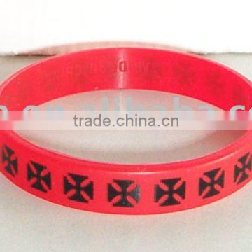 Printed silicone bracelet