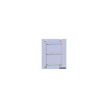 Triplex glass shelf