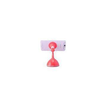 Pink Universal Mobile Phone Stand Holder , Auto Cell Phone Car Holder For Mobile Phone