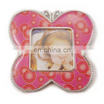 Hot selling custom made plastic lovely baby picture photo frame, crystal resin baby photo frame