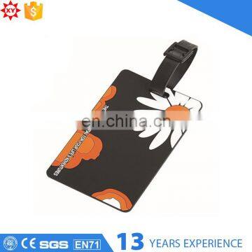 Customized silicon rubber luggage tag