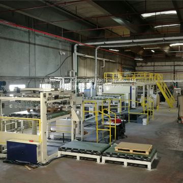 2ply B flute corrugated cardboard carton production line
