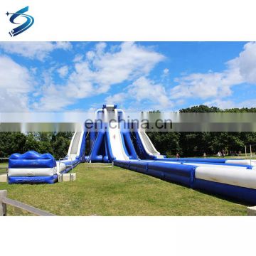 OEM 20ft 30ft used big kahuna trippo hippo inflatable beach water slip slide and n slide waterslide slides for adults sale