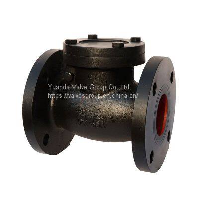 KS 10K Cast Iron Swing Check Valve   cast iron check valve    check valve manufacture   China Cast Iron Check Valve supplier