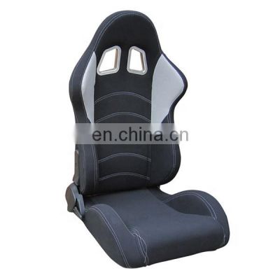 Gray and Black Adjustable Racing Seat  universal car seat with embroidery parts JBR1017 sports racing seat