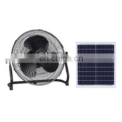 Outdoor LED Solar Fan Adjustable USB Home Indoor Solar LED Cooling Fan