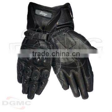 Motorbike racing gloves