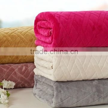 100% polyester fleece blanket made in china