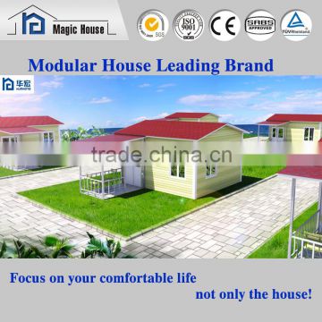 Sea Side Prefabricated Beach Vacation Small House with Modern Design and Self Building Technology