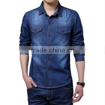 Slim fit mens casual shirts pattern quality shirts manufacturered in china