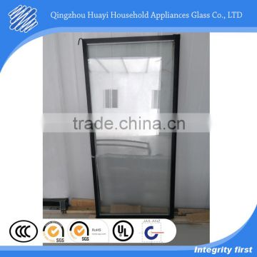 220v led lights thermal double panel glass refrigeration doors