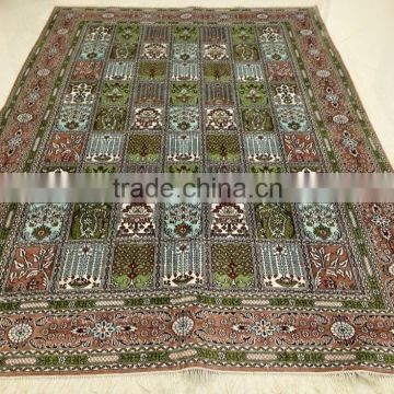 turkish classic handmade silk carpet high quality hand knotted silk rug carpet