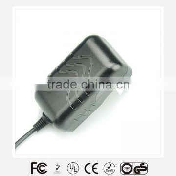 24W 12V 2A Power Adapter with CE UL SAA GS CB CUL PSE KC FCC Certification