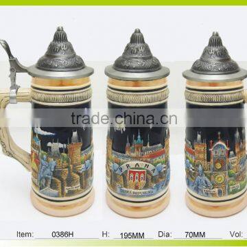 Factory Price High quality and whole sale ceramic mug with lid