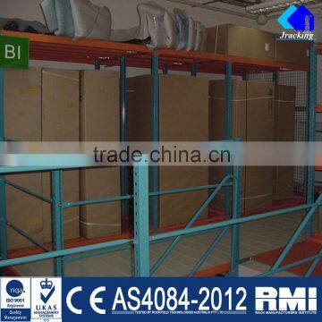 Easily Modified TUVSUD Certification Warehouse Uprights Mezzanine