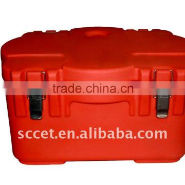 Top-loading insulated food carrier for hot, food container