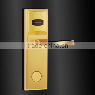 handle lock/nfc lock /id card lock/hotel lock / wooden door lock with RFcard/T57system lock/high quality and competitive price