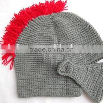 Hot sale handmade knight crochet beanie hat