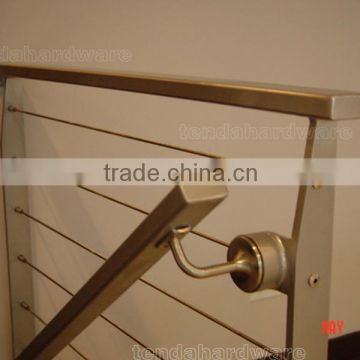 normal mounted stainless steel balustrade/stainless steel rod rails