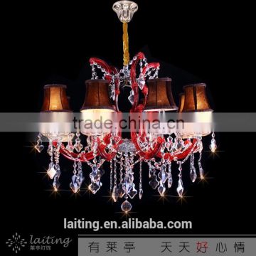 Maria Theresa Red Chandeliers Crystal Restaurant Hanging Lighting 85195
