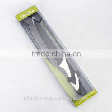 KP1302SPB New packing with PVC box Non-stick Coating 8 inch Carving Colored Kitchen cooking knife