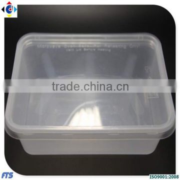 500ml Rectangle Disposable Plastic lunch Bowls Factory Supply