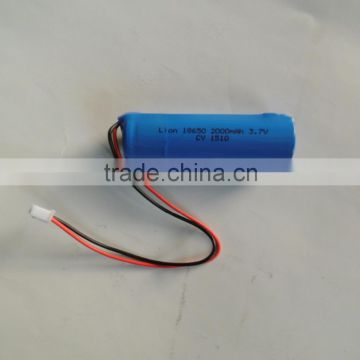 18650 3.7v rechargeable battery 3.7v 500ma lithium batteries Chinese factory soalr battery