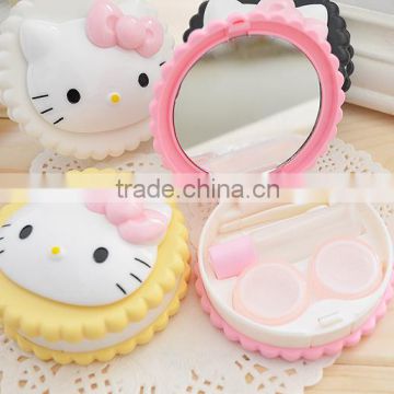 Hello Kitty Custom Contact Lens Cases Could Print LOGO OEM Contact Lens Dual Boxes Alibaba