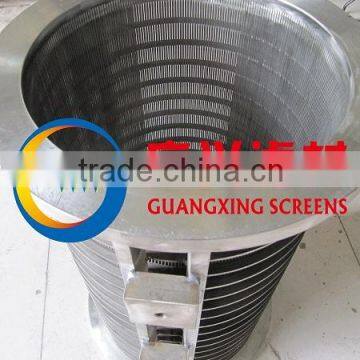 drum screen used for livestock sludge screw press