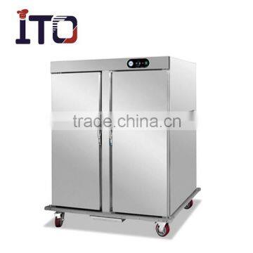 22-21 Big Size Electric Stainless steel Food Warming Trolley