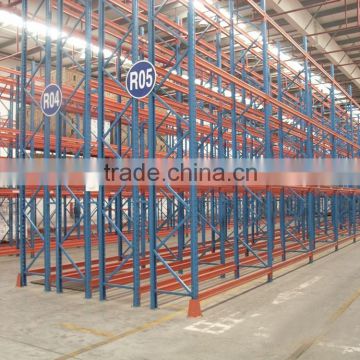 Q235b steel material double deep pallet racking system