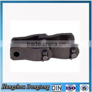 ISO 14001:2004 Approved Agricultural Steel Chain for Industry Heavy duty cranked-link steel conveyor chains made in china