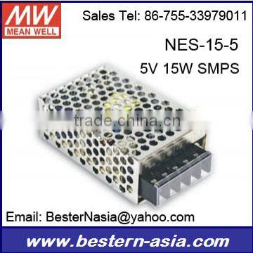 Meanwell NES-15-5 ul class 2 led power supply