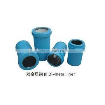 Mud pump fitting Bi-metal liner