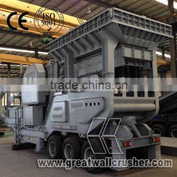 New Condition track jaw crushers price list