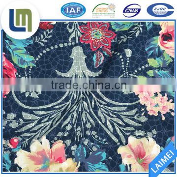 Popular flower design silk vlelvet fabric for sofas for wholesale