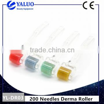 200 needles derma roller with high quality for promotion