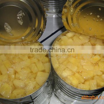 High quality Canned pineapple small tidbits in light syrup