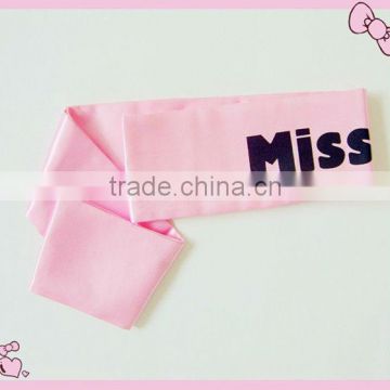 Beauty Satin pageant Sashes
