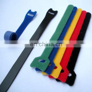 Adjustable 100% Nylon Back To Back  Hook And Loop Cable Tie