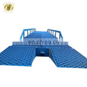 7LYQ Shandong SevenLift hydraulic rubber cable protection container truck ramp for sale