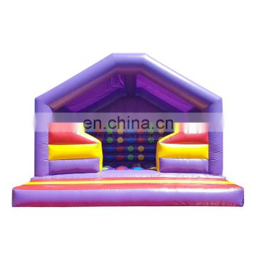 Commercial Inflatable Twister Game Bounce House Jumpers Castle for Party