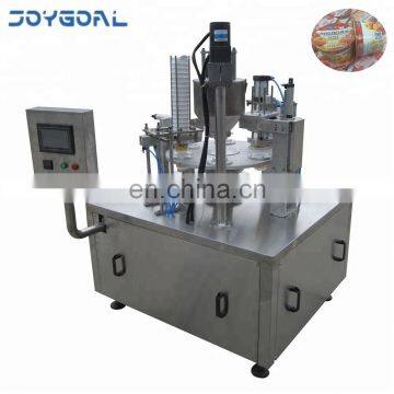 Joygoal - factory yoghurt milk jelly bean curd cup sealing machine dry powder weight scale machine