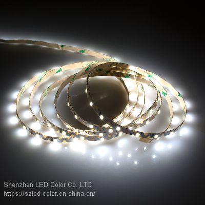 S-type 6mm PCB Flexible Normal LED Strip 60leds White Color SMDLED Strip 2835