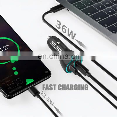 2021 New Arrivals Trending Products Quick Charge 3.0 Mobile Phone Charger Custom USB Car Charger For Macbook Pro Mobile Phone