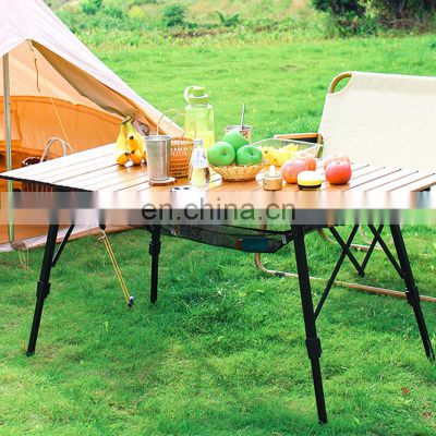 Customisable Manufacturer New Multi Portable Wood BBQ Outdoor Folding Table Camping