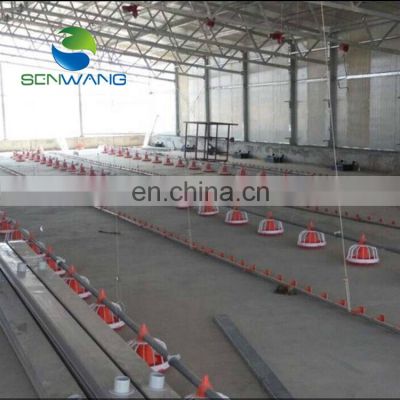 prefabricated wide span poultry steel structure building