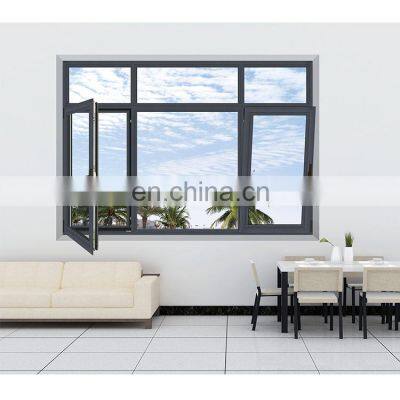 Frame Commercial Series Australian Standard Aluminum AS2047 Certificate Side Hinged Casement Window Swing Stainless Steel