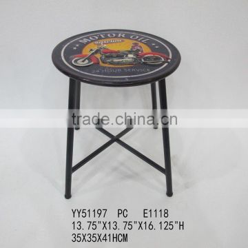 metal round bar stools, KD chair, metal chair for home