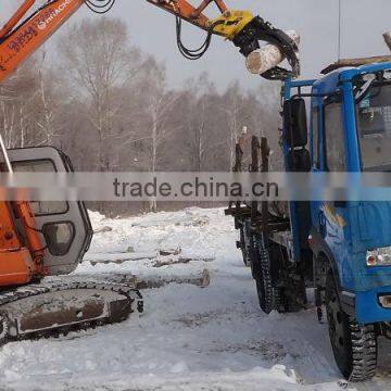 Excavator grapple, hydraulic grapple, rotating grapple, grabs, scrap grapple, woods log grapple for KATO excavator